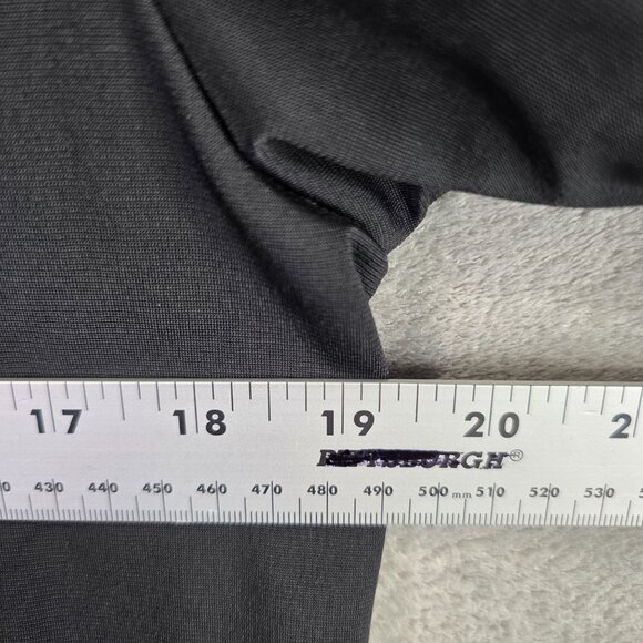 Womens Adidas Black Full Zip Jacket White Stripes Long Sleeve 100% Polyester M - Picture 5 of 8